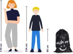 Wonair - Grote Waszak - Laundry Bag - Wash Me - 60x90cm - Zwart - Met Trekkoord 12 Wonair - Grote Waszak - Laundry Bag - Wash Me - 60x90cm - Zwart - Met Trekkoord -HG Winkel 1200x891