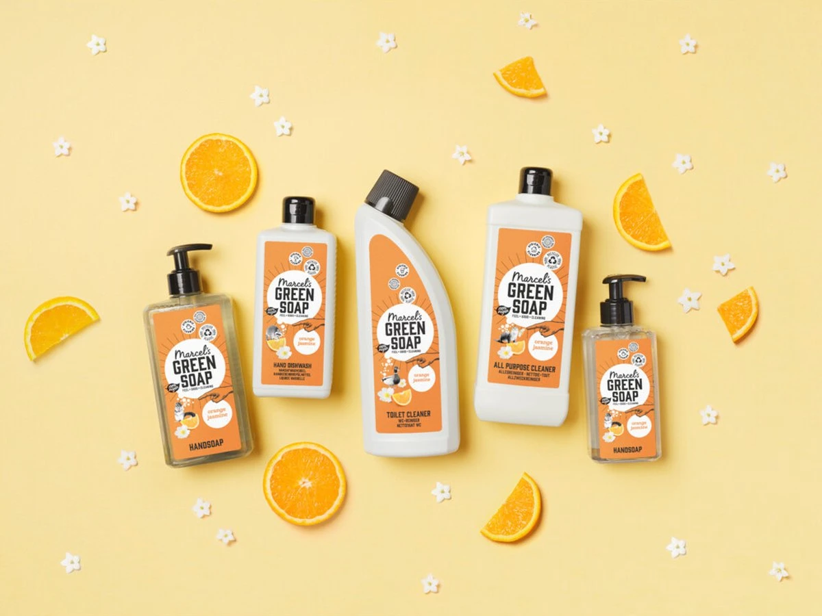 Marcel's Green Soap Afwasmiddel Sinaasappel & Jasmijn - 6 X 500 Ml 9 Marcel's Green Soap Afwasmiddel Sinaasappel & Jasmijn - 6 X 500 Ml - Afbeelding 9