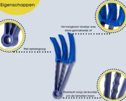 Merkloos Jaloezie Reiniger Plumeau - Jaloezie Stoffer - Lamellen Reiniger - Stof Verwijderen - Lamellen Stofvrij -HG Winkel 1200x959