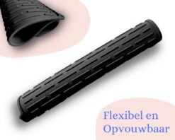 HOMYHON Afdruipmat -Afdruipmat Siliconen -Pannenonderzetter- Antislip -Hittebestendig - Aanrecht Mat -Siliconen Mat - 40 X 46 Cm - Zwart -HG Winkel 1200x960