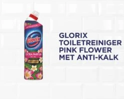 Glorix WC Powergel Toiletreiniger Pink Flower - 6 X 750 Ml - Voordeelverpakking -HG Winkel 1200x961 7