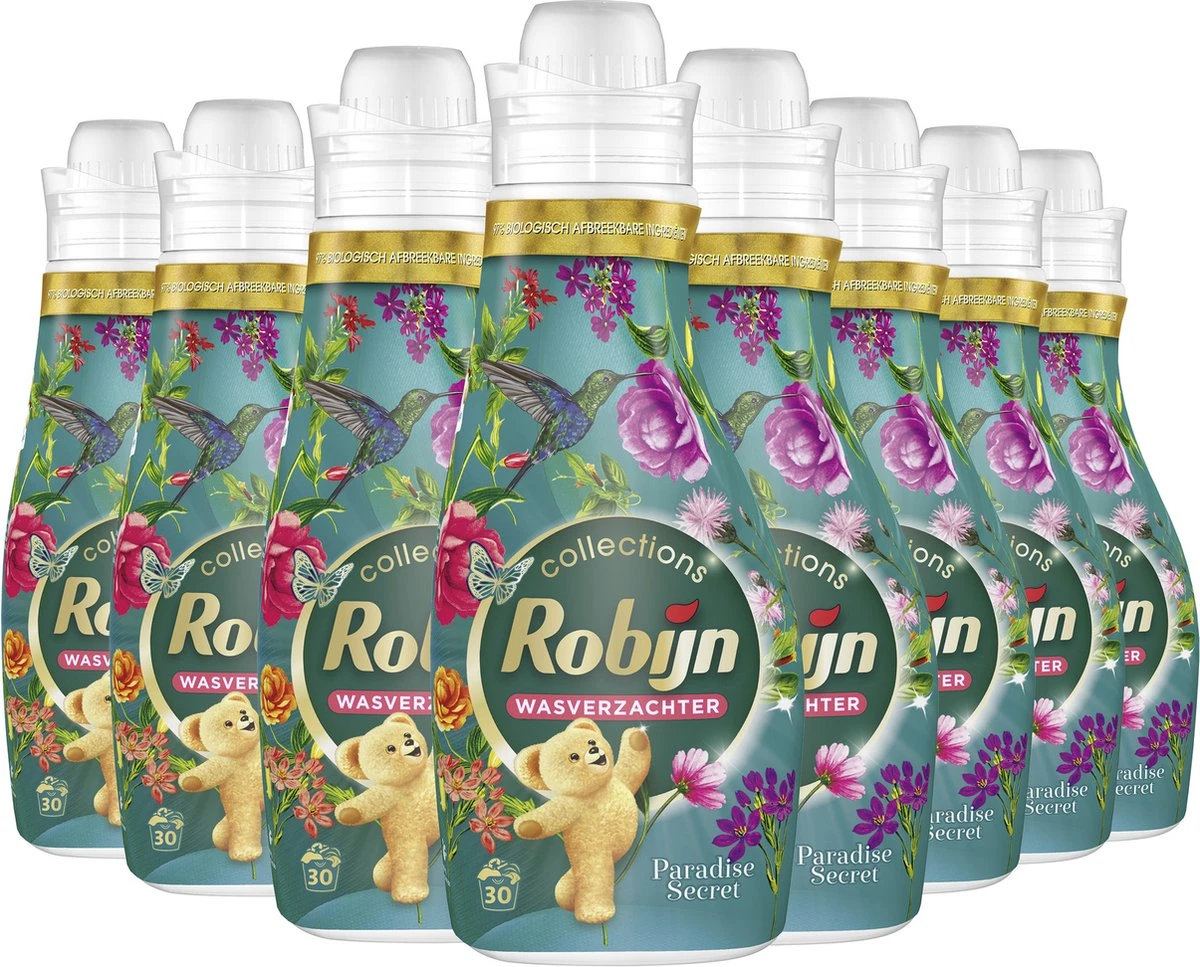 Robijn Collections Paradise Secret Wasverzachter - 8 X 30 Wasbeurten - Voordeelverpakking 2 Robijn Collections Paradise Secret Wasverzachter - 8 X 30 Wasbeurten - Voordeelverpakking - Afbeelding 2