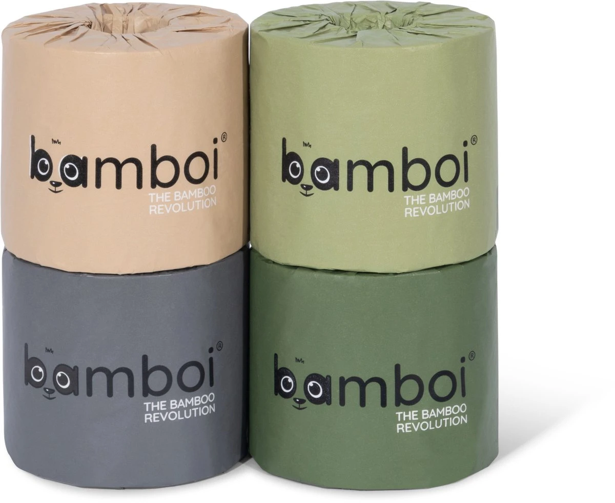 Bamboi - Bamboe WC Papier - 48 MAXI Rollen - Heerlijk Zacht 3-laags 2 Bamboi - Bamboe WC Papier - 48 MAXI Rollen - Heerlijk Zacht 3-laags - Afbeelding 2