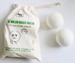 Jean's Goods Drogerballen - Droogballen - Wasdrogerballen - Wasdroger Ballen - Wasbol - Wasbollen - Wasballen - Energiebesparende Producten - Energiebesparend - Duurzaam Cadeau - RWS Wol - Zero Waste - Wasverzachter - Beige - 6 Stuks -HG Winkel 1200x997