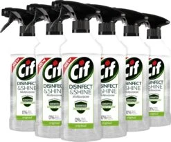 Cif Disinfect & Shine Original Desinfectie Spray - 6 X 500 Ml - Voordeelverpakking -HG Winkel 1200x998 2