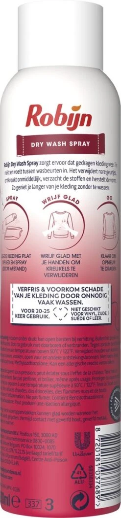 Robijn Pink Sensation Dry Wash Spray - 2 X 200 Ml - Voordeelverpakking 9 Robijn Pink Sensation Dry Wash Spray - 2 X 200 Ml - Voordeelverpakking -HG Winkel 282x1200 3