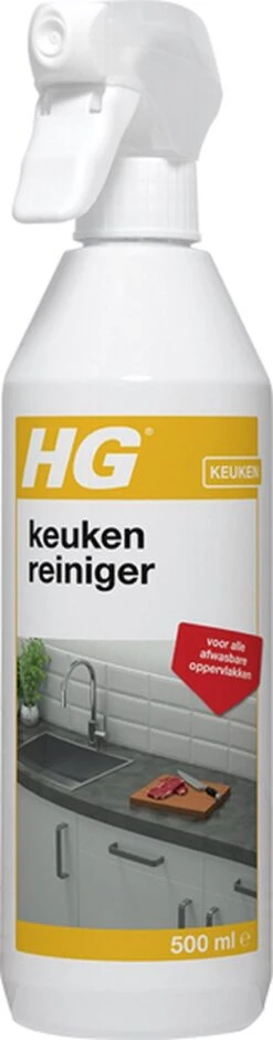 HG Keuken Reiniger - 500ml - Effectief En Hygiënisch - Voor Alle Afwasbare Oppervlakken -HG Winkel 315x1200 1