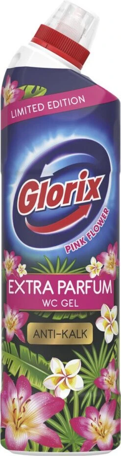 Glorix WC Powergel Toiletreiniger Pink Flower - 6 X 750 Ml - Voordeelverpakking -HG Winkel 320x1200 1