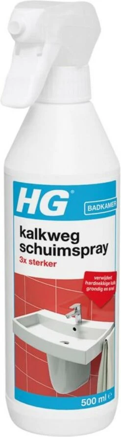 HG Kalkweg Schuimspray 3x Sterker - 500ml - Verwijdert Extreme Kalkresten - 100% Opgelost, 100% Resultaat -HG Winkel 333x1200 2