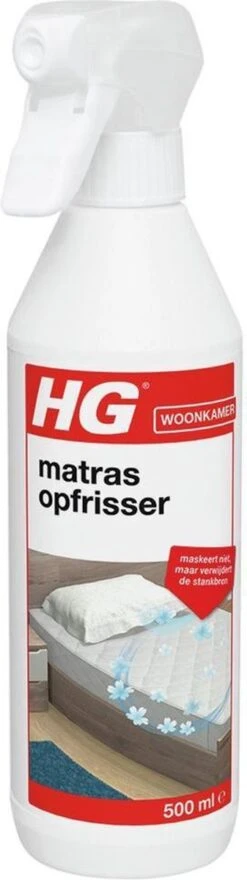 HG Matrasopfrisser - 500ml - Maskeert Niet, Maar Neemt De Bron Weg - Geeft Snel Een Fris Matras -HG Winkel 337x1200