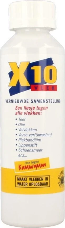 X10 Vlekken - 250 Ml - Vlekverwijderaar -HG Winkel 343x1200 1