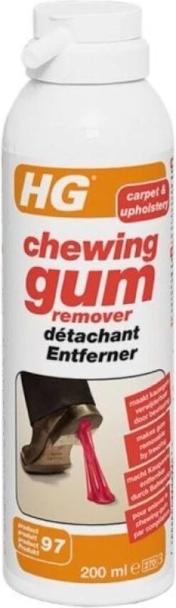 HG Chewing Gum Remover (HG Product 97) - 200ml - Bevriest Kauwgom -HG Winkel 348x1200