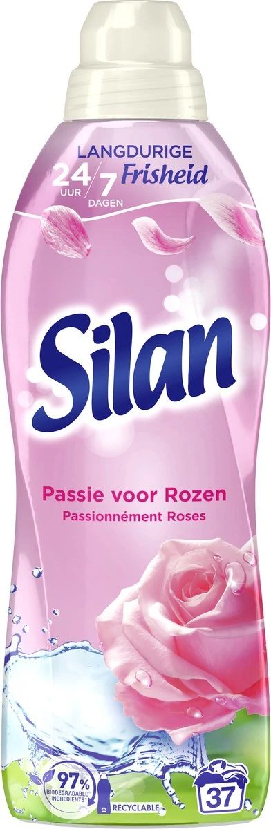 Silan Passie Voor Rozen Wasverzachter - 6 X 37 Wasbeurten - Voordeelverpakking 3 Silan Passie Voor Rozen Wasverzachter - 6 X 37 Wasbeurten - Voordeelverpakking - Afbeelding 3