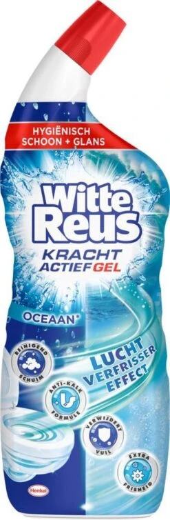 Witte Reus Toiletreiniger - Kracht Actief Gel Oceaan - Voordeelverpakking 10 X 700ml 10 Witte Reus Toiletreiniger - Kracht Actief Gel Oceaan - Voordeelverpakking 10 X 700ml -HG Winkel 393x1200 3
