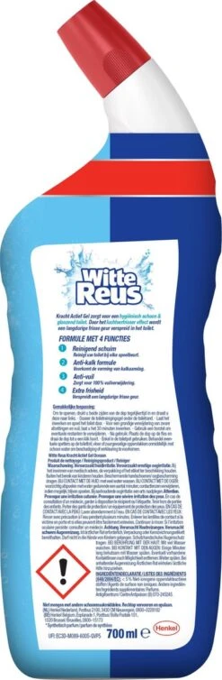 Witte Reus Toiletreiniger - Kracht Actief Gel Oceaan - Voordeelverpakking 10 X 700ml 14 Witte Reus Toiletreiniger - Kracht Actief Gel Oceaan - Voordeelverpakking 10 X 700ml -HG Winkel 393x1200 4