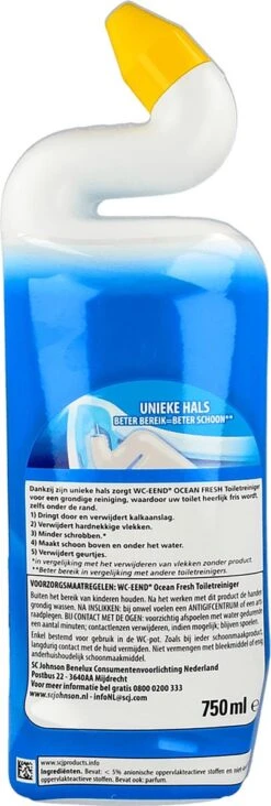 6x WC Eend Toiletreiniger Marine Wave 750 Ml -HG Winkel 405x1200 5