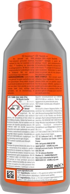 Mr. Muscle - Cera-Fix Voor Keramische - Halogeen En Inductie Kookplaten - Kookplaatreiniger - 2 X 200 Ml -HG Winkel 435x1200 3