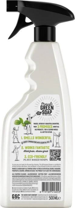 Marcel's Green Soap Allesreiniger Spray Basilicum & Vertivert Gras - 6 X 500 Ml -HG Winkel 436x1200 2