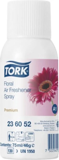 Tork Navulling Voor Luchtverfrisser Bloemen Systeem A1 Flacon Van 75 Ml -HG Winkel 442x1200