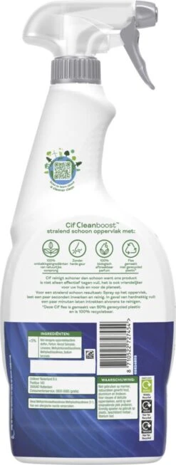 Cif CleanBoost Power & Shine Badkamer Spray - 6 X 750 Ml - Voordeelverpakking -HG Winkel 454x1200 2