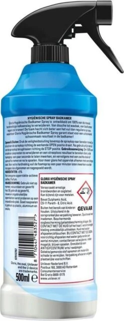 Glorix Hygiënische Badkamer Foamspray - 6 X 500 Ml - Voordeelverpakking -HG Winkel 463x1200 4