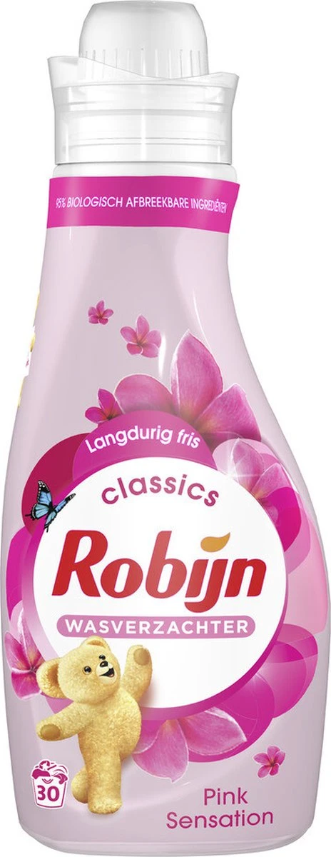 Robijn Pink Sensation Wasverzachter - 240 Wasbeurten - Voordeelverpakking 12 Robijn Pink Sensation Wasverzachter - 240 Wasbeurten - Voordeelverpakking - Afbeelding 12