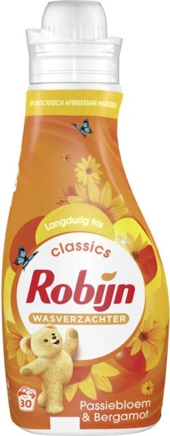 Robijn Classics Passiebloem & Bergamot Wasverzachter - 8 X 30 Wasbeurten - Voordeelverpakking -HG Winkel 469x1200