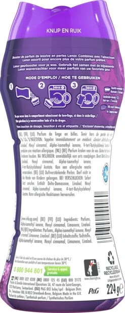 Lenor Amethist En Bloemen - In-Wash Geurbooster - Voordeelverpakking 6 X 16 Wasbeurten -HG Winkel 479x1200 1