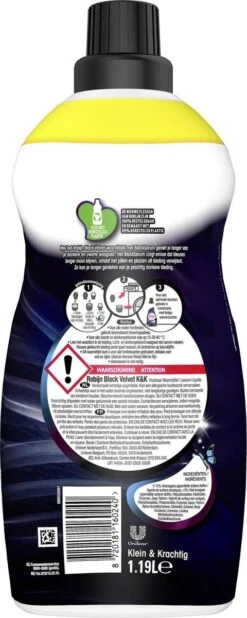 Robijn Klein & Krachtig Classics Black Velvet Vloeibaar Wasmiddel - 2 X 34 Wasbeurten - Voordeelverpakking -HG Winkel 480x1200 4