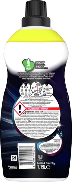 Robijn Klein & Krachtig Wasmiddel Black Velvet 1,19 Liter -HG Winkel 480x1200 6