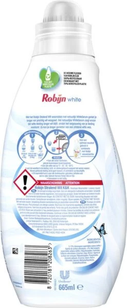 Robijn Klein & Krachtig Stralend Wit Vloeibaar Wasmiddel - 8 X 19 Wasbeurten - Voordeelverpakking -HG Winkel 495x1200 14