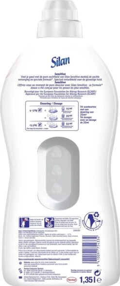 Silan Sensitive Wasverzachter - Baby En Gevoelige Huid - Grootverpakking - 54 Wasbeurten -HG Winkel 505x1200