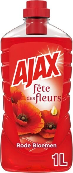 Ajax® Ajax Allesreiniger Fete De Fleur Rode Bloemen 1 Liter