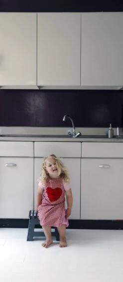 PUHLMANN - Inklapbare Kruk, JAMES, Plastic, Grijs, 22 Cm Hoog, Max 100 Kilo -HG Winkel 525x1200 1