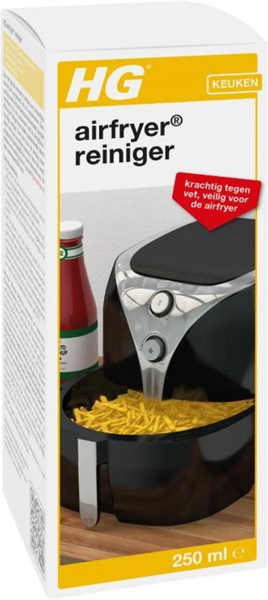 HG Airfryer Reiniger - 250ml - Inclusief Kwastje 1 HG Airfryer Reiniger - 250ml - Inclusief Kwastje