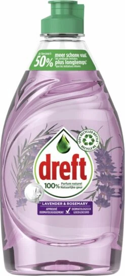 Dreft Naturals Lavender & Rosemary Afwasmiddel - Voordeelverpakking 10x450ml -HG Winkel 546x1200 1