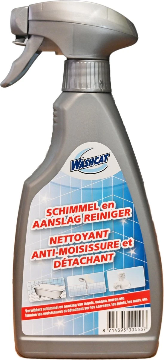 Schimmel En Aanslag Reiniger Washcat - 1x 500 ML 1 Schimmel En Aanslag Reiniger Washcat - 1x 500 ML