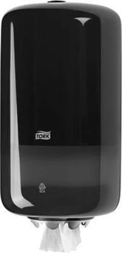 Tork Mini Centerfeed Poetspapier Dispenser Kunststof Zwart M1 11 Tork Mini Centerfeed Poetspapier Dispenser Kunststof Zwart M1 -HG Winkel 580x1200 2