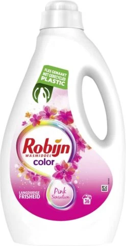 Robijn Color Pink Sensation Vloeibaar Wasmiddel - 5 X 36 Wasbeurten - Voordeelverpakking -HG Winkel 616x1200 9