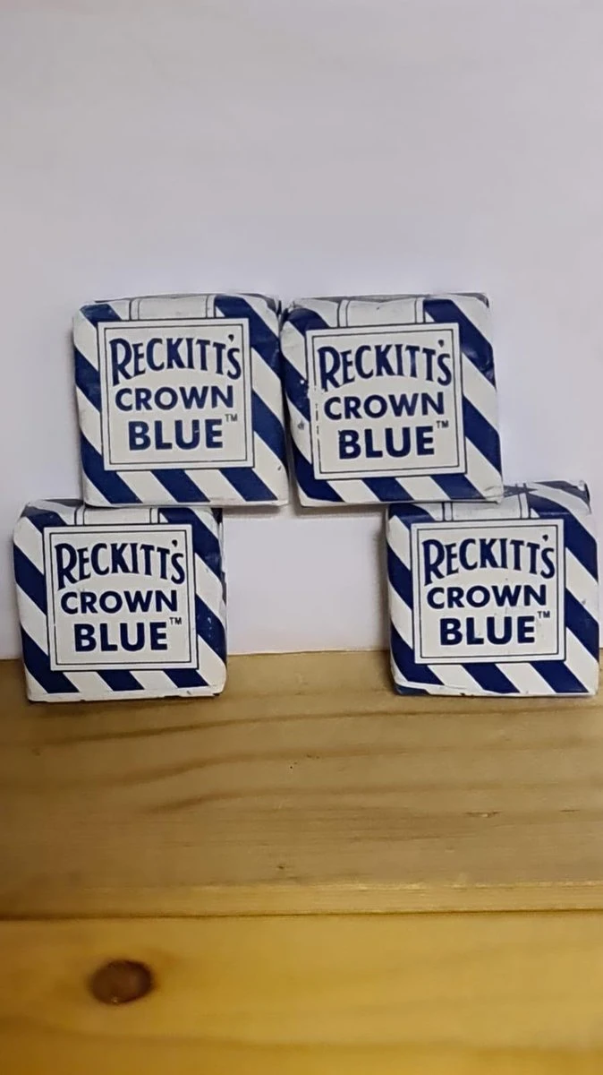 Reckitt's Crown Blue - Blauwsel - 4 X Tablet Van 14 Gr 2 Reckitt's Crown Blue - Blauwsel - 4 X Tablet Van 14 Gr - Afbeelding 2