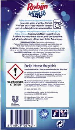 Robijn Droogtrommeldoekjes Intense 20 Stuks -HG Winkel 690x1200