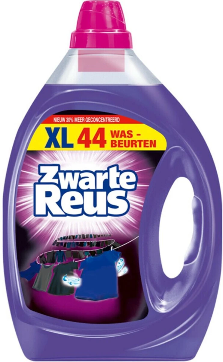 Zwarte Reus Gel - 44 Wasbeurten - Vloeibaar - Wasmiddel 12 Zwarte Reus Gel - 44 Wasbeurten - Vloeibaar - Wasmiddel - Afbeelding 12