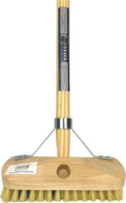 Synx Tools Luiwagen Fiber 22cm - Schrobber - Vloerschrobber - Schoonmaakbezem - Schrobborstels - Incl. Steel 150 Cm -HG Winkel 748x1200 1