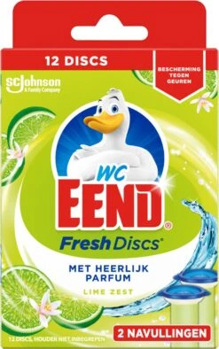 WC Eend Fresh Discs Navul Duo Lime 72 Ml 11 WC Eend Fresh Discs Navul Duo Lime 72 Ml -HG Winkel 752x1200