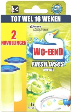 WC Eend Fresh Discs Navul Duo Lime 72 Ml 12 WC Eend Fresh Discs Navul Duo Lime 72 Ml -HG Winkel 773x1200 4