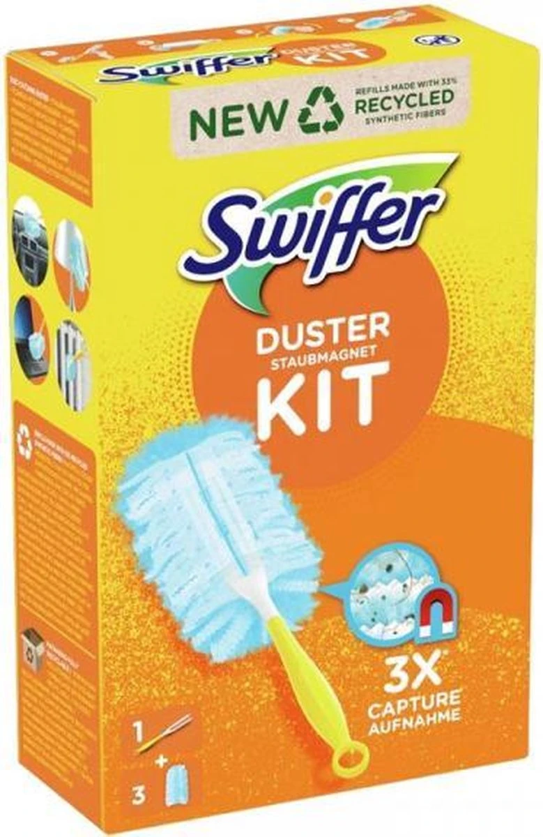 Swiffer Duster Starterkit +3 Navullingen 2 Swiffer Duster Starterkit +3 Navullingen - Afbeelding 2