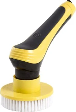 Trendosa Elektrische Schoonmaakborstel - Elektrische Schrobborstel - Poetsmachine - Handborstel - Scrubber- De Badkamer/Keuken/Auto- 10 Opzetstukken Geel -HG Winkel 813x1200 1