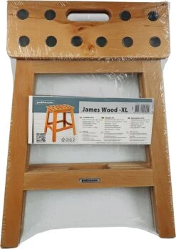 PUHLMANN - Inklapbare Kruk, JAMES, Hout, 41 Cm Hoog, Max 150 Kilo -HG Winkel 847x1200 2