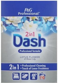 Dash 2 In 1 Lotusbloem En Lelie Waspoeder - XL Pack - 110 Wasbeurten -HG Winkel 849x1200