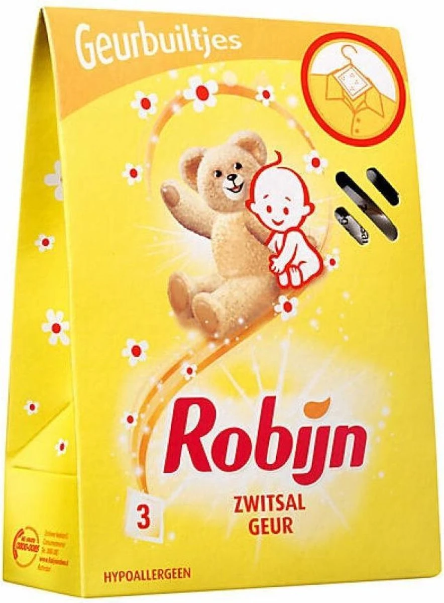 Robijn Geurbuiltje Zwitsal - 6 X 3 Stuks - Voordeelverpakking 5 Robijn Geurbuiltje Zwitsal - 6 X 3 Stuks - Voordeelverpakking - Afbeelding 5